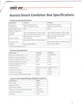 Load image into Gallery viewer, Power One Aurora DC Smart Combiner with Surge Arrester Option