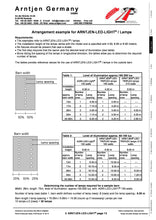 Load image into Gallery viewer, Examples of arrangements of the Arntjen LED Simplex Light, 105W