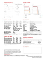 Load image into Gallery viewer, Page 2 of datasheet for Canadian Solar 300Wp Solar Panels (Modules)