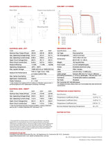 Load image into Gallery viewer, Page 2 of datasheet for Canadian Solar 300Wp Solar Panels (Modules)