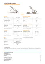 Load image into Gallery viewer, Page 2 of datasheet for DEGER 8.5 Single Axis Tracker