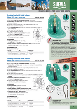 Load image into Gallery viewer, Suevia Water Bowl with Drink Inducer, Model # 375