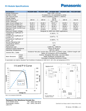 Load image into Gallery viewer, Page 2 of datasheet for Panasonic Solar Panel (Module), 310Wp, 72 cell