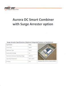 Power One Aurora DC Smart Combiner with Surge Arrester Option