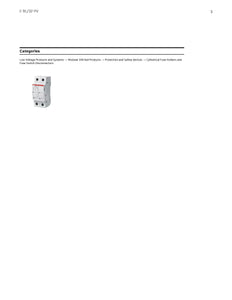 Page 3 of datasheet for ABB E 91/32 PV Fuse Disconnector, Fuse Holder