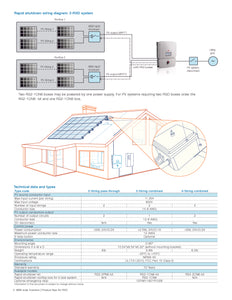 Page 2 of datasheet for ABB Rapid Shutdown Kit, 2-strings-2 out