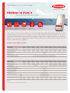 Fronius IG PlusA Inverter, 3.0kW (3000 watts)