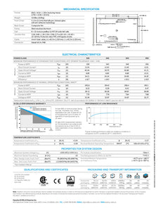 Page 2 of datasheet for Hanwha QCells Q.Peak Duo Blk-G8+ Solar Panel (Module), 340Wp