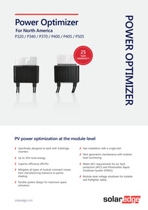 SolarEdge Optimizer 2:1 505W/83V (P505)