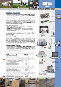 Page 2 of datasheet for Suevia Trough Drinker, Model # 500