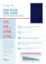 Load image into Gallery viewer, Page 1 of datasheet for Trina Honey Solar Panel (Module), 250Wp 
